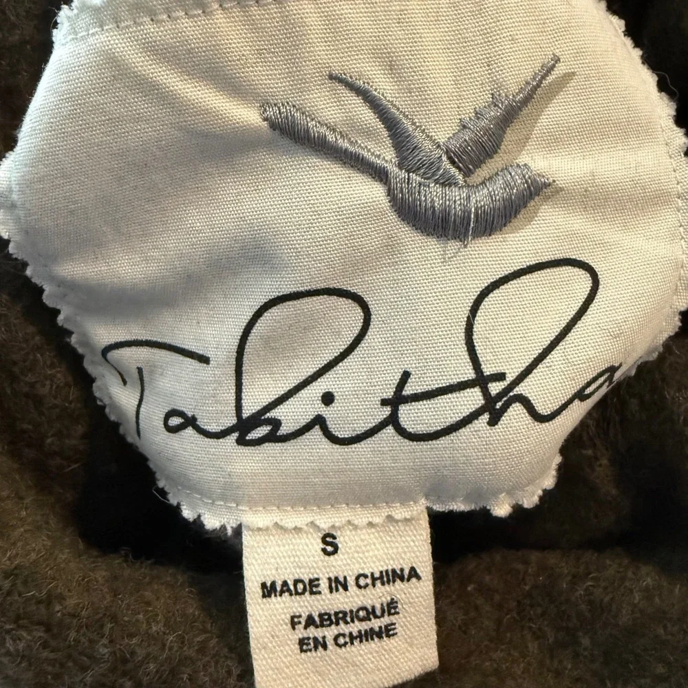 Anthropologie Tabitha Poncho Sweater‎ Cowl Neck Button Detail Women's Size Small